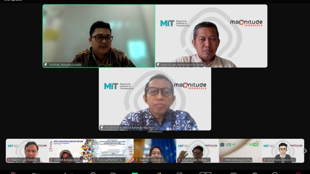 Webinar Series-47 Magnitude Indonesia, Kinerja PPID Membangun Reputasi Perusahaan